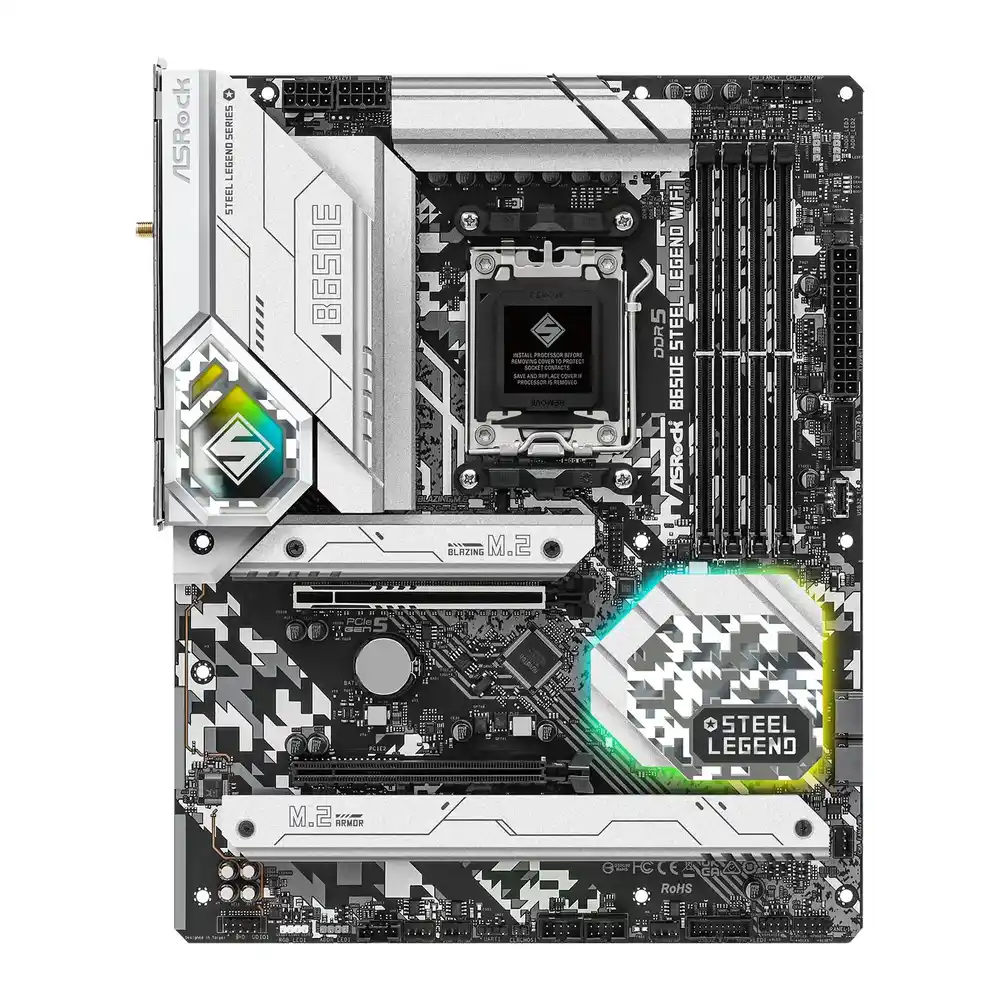 (image for) ASRock AMD B650E STEEL LEGEND WIFI ATX Motherboard